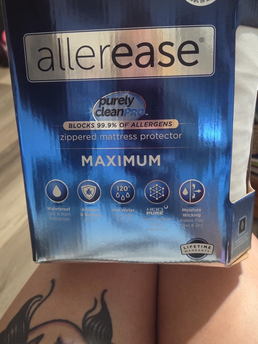 Allerease Maximum Zippered Mattress Protector - Twin